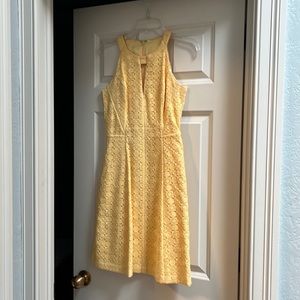 Beautiful yellow lace dress